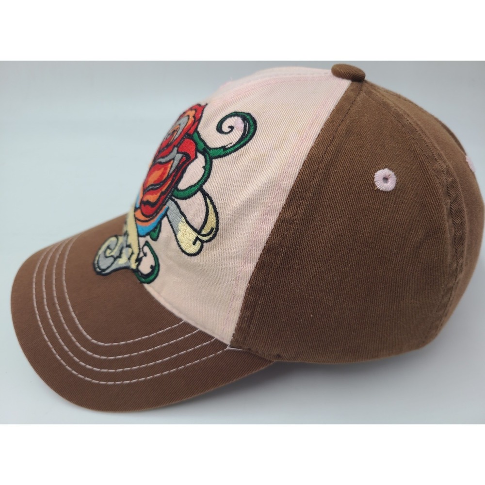 Women Bon Jovi Rose Adjustable Hat Cap Cotton Casual Rock Band Music Pink Brown - Picture 8 of 15